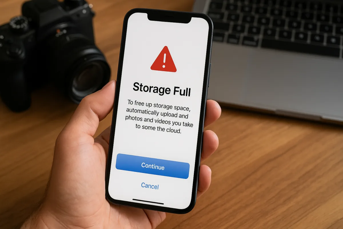 Spazio di archiviazione pieno su smartphone? Il metodo efficace per liberarlo senza perdere foto