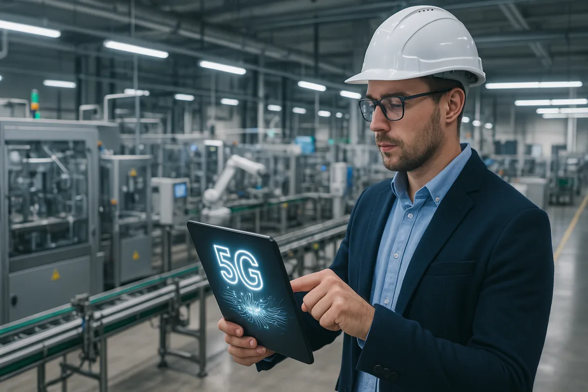 Reti 5G per le imprese: scopri come ottimizzare i processi di produzione