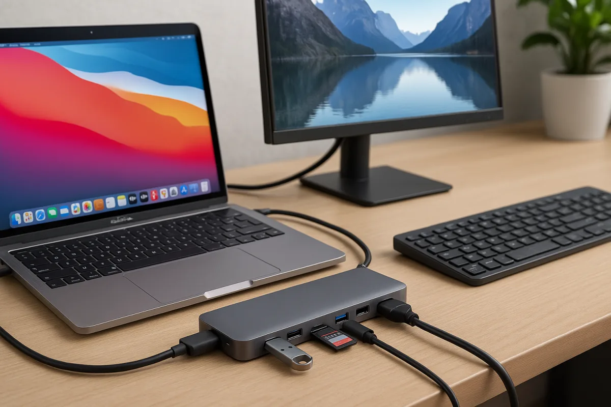 Docking station multifunzione: la soluzione pratica che ottimizza la scrivania