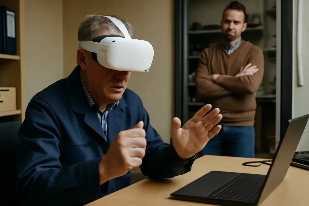 Simulazioni VR per la formazione: il limite che blocca l'adozione nelle PMI