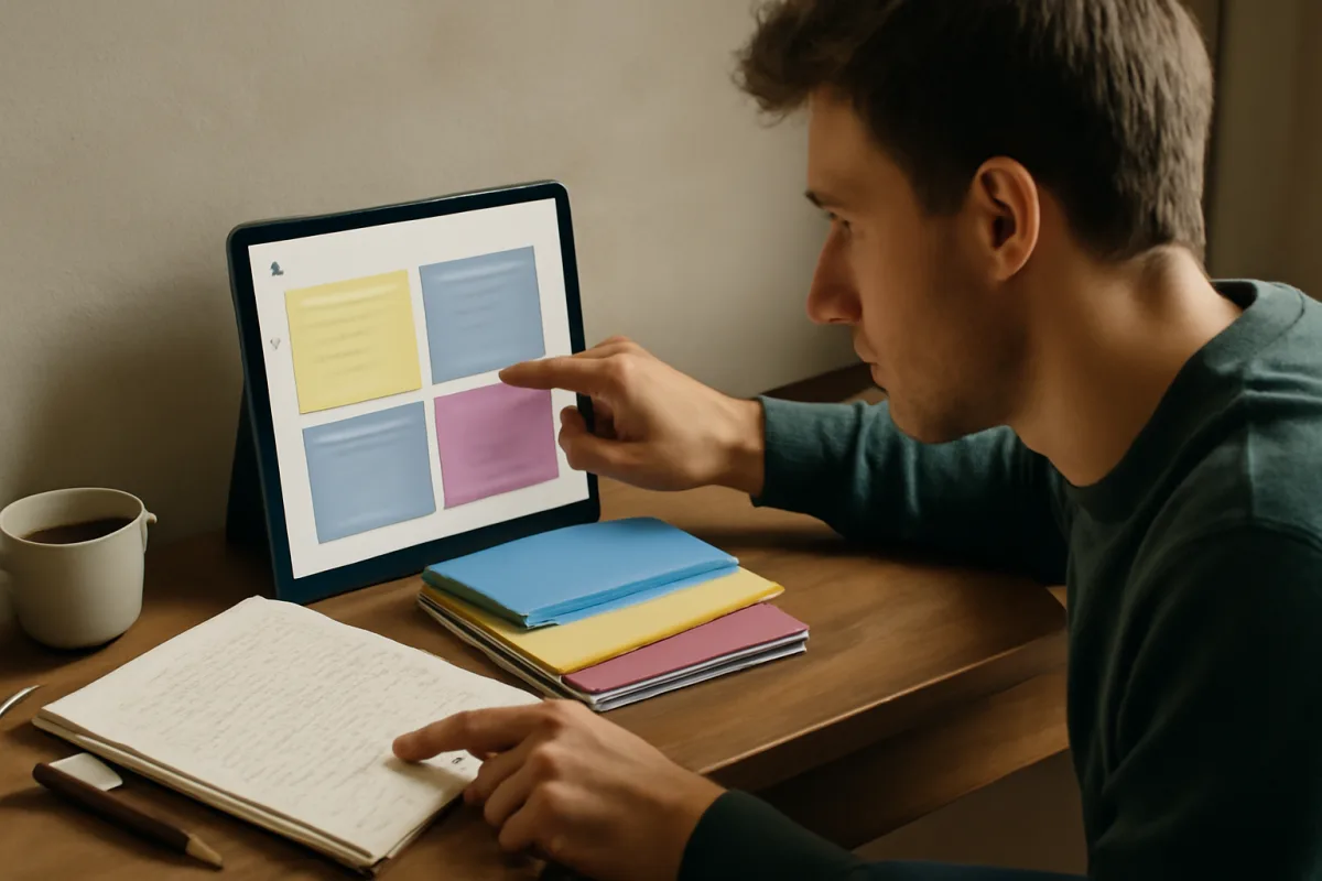 Organizzare appunti digitali per materia: il metodo che riduce il tempo di revisione