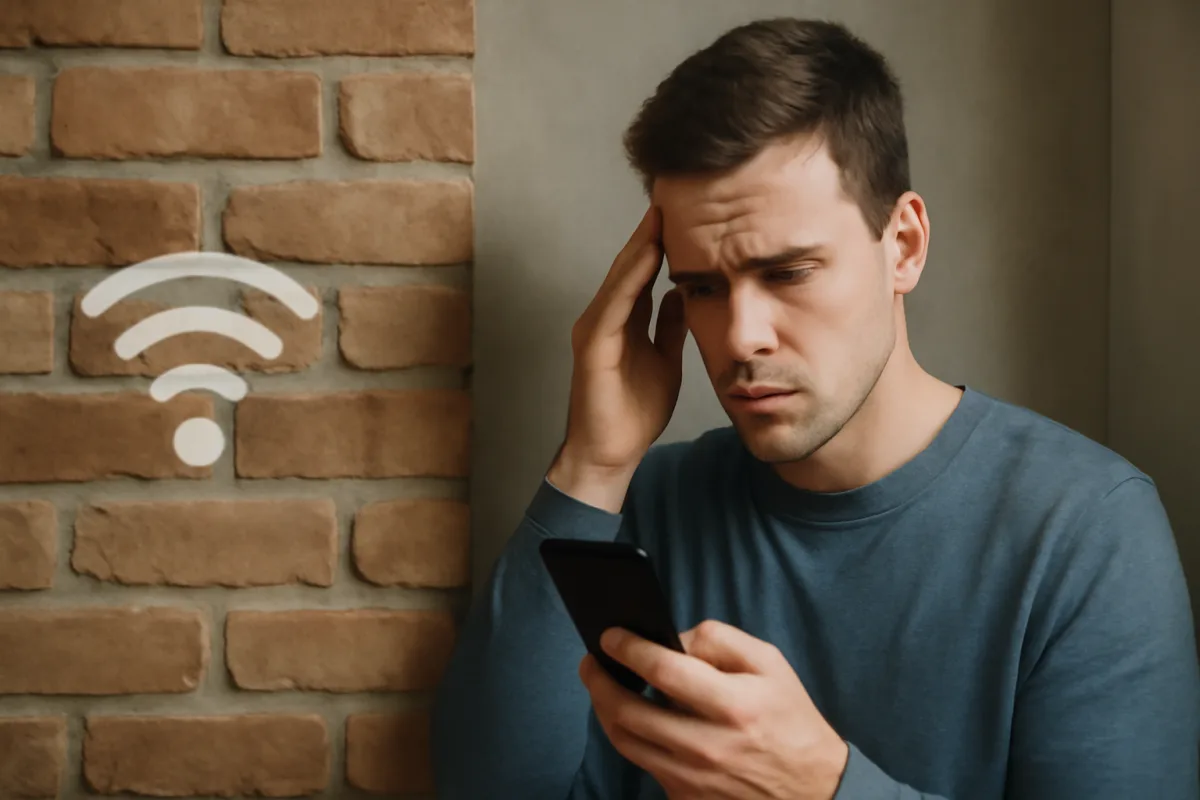 Muri e segnale Wi-Fi debole: il materiale edilizio che blocca la connessione