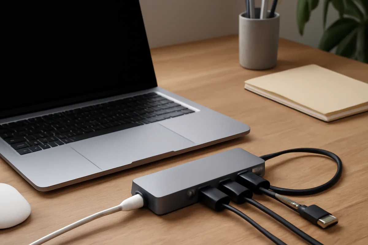 Hub USB-C multifunzione per laptop: il dispositivo che elimina il caos sulla scrivania