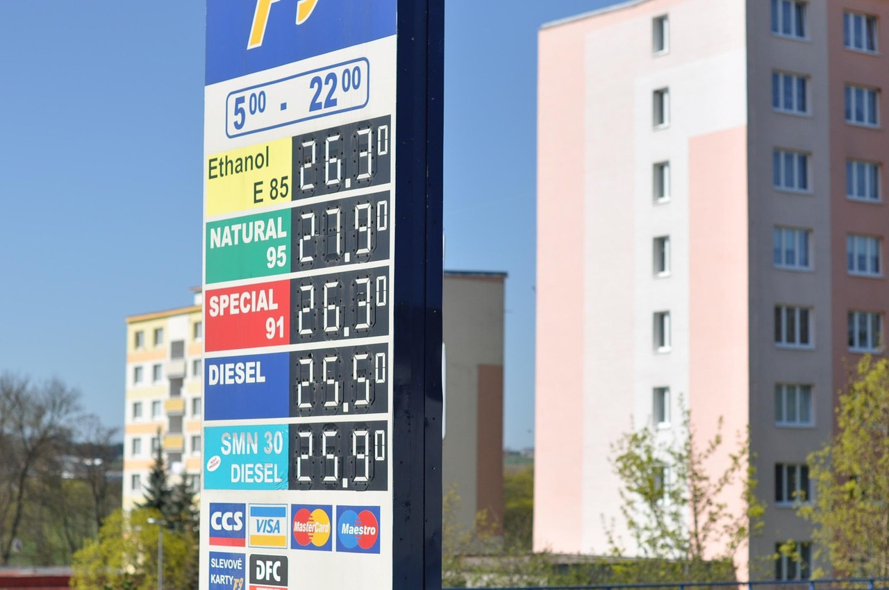Prezzo della benzina in aumento, grafico che mostra le tendenze recenti e soglie inattese.